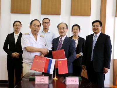 我社与俄罗斯远东国立技术水产大学出版社签订战略合作协议